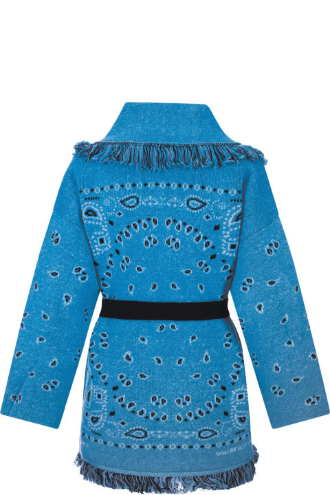 Alanui Sweaters for Women Alanui Bandana Jacquard Cardigan
