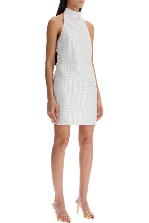 Rotate by Birger Christensen for Women Rotate by Birger Christensen Embroidered Tulle Mini Dress