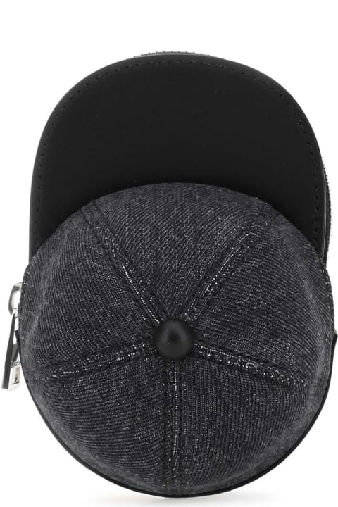 Bags Sale for Men J.W. Anderson Two-tone Denim And Leather Nano Cap Crossbody Bag