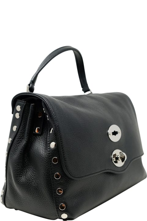 Fashion for Women Zanellato Zanellato 068010-0050000-z0001 Black Postina Daily Giorno S Leather Handbag