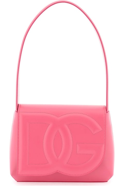 Bags Sale for Women Dolce & Gabbana Dg Logo Leather Shoulder Bag