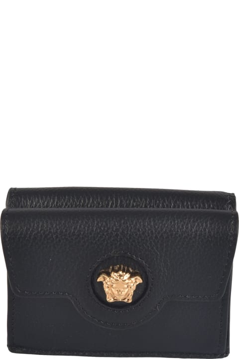 Accessories for Women Versace Logo Trifold Wallet