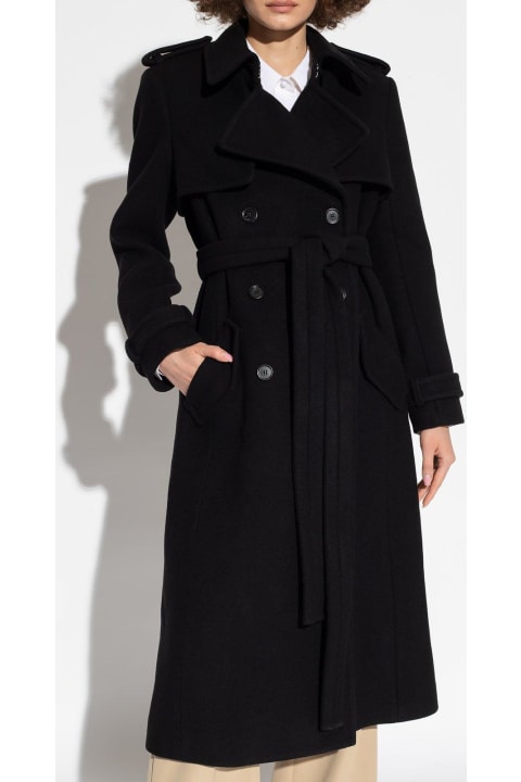 Chloé for Women Chloé Wool Blend Double-breasted Coat