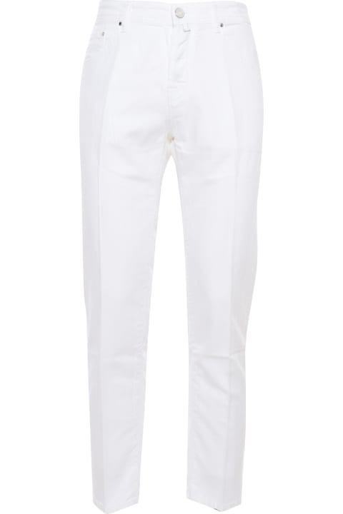 Jacob Cohen Pants for Men Jacob Cohen White Trousers