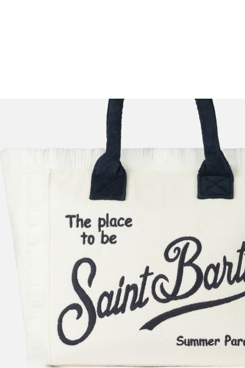 MC2 Saint Barth for Women MC2 Saint Barth Vanity White Terry Shoulder Bag