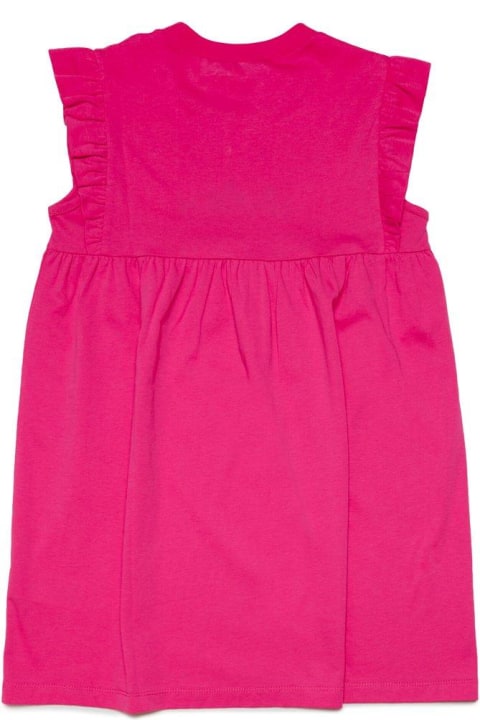 Max&Co. Dresses for Girls Max&Co. Kids Logo-embroidered Ruffle Detailed Dress