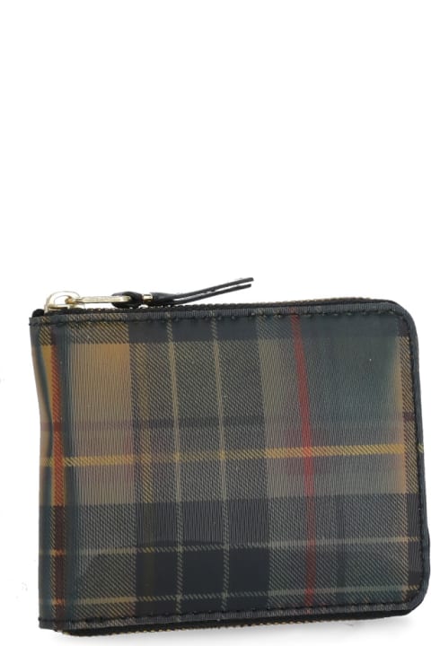 Fashion for Men Comme des Garçons Wallet Wallet With A Tartan Pattern