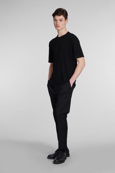costumein Clothing for Men costumein Liam T-shirt In Black Linen