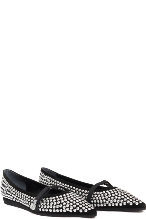 Premiata Flat Shoes for Women Premiata Pointed Ballerina With Studs