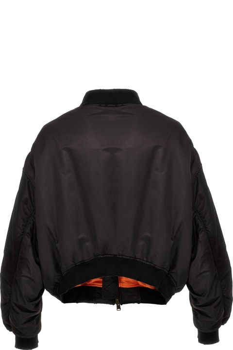 Balenciaga Coats & Jackets for Women Balenciaga 'off Shoulder' Bomber Jacket