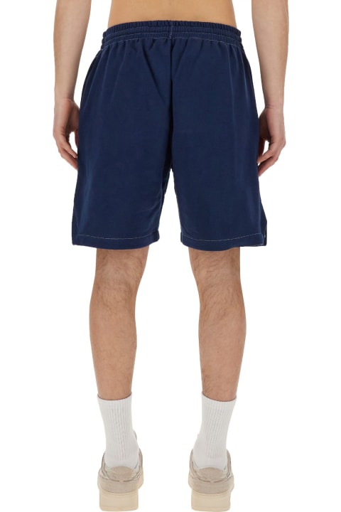 MSGM Pants for Men MSGM Bermuda Shorts With Embroidered Logo