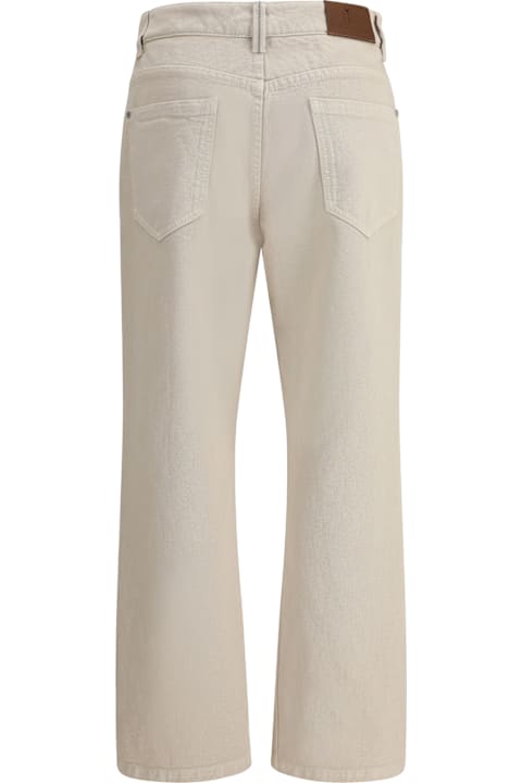Jeans for Women Brunello Cucinelli Straight Dyed Jeans