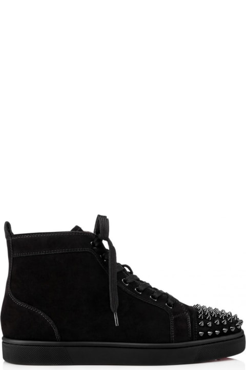 Shoes for Men Christian Louboutin High-top Sneakers In Suede With Spikes