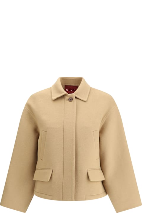 Homeware Gucci Zipped Wool Caban