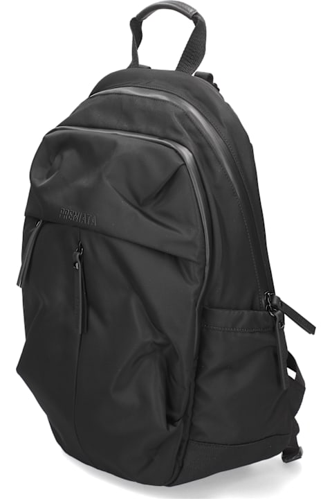 Premiata Backpacks for Men Premiata Black Nylon Backpack