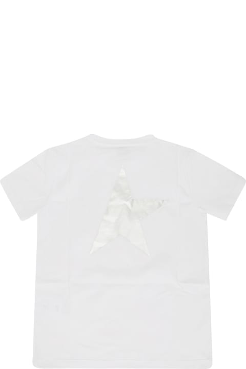 Golden Goose for Boys Golden Goose Star/ Boy's T-shirt S/s Logo/ Big Star Printed