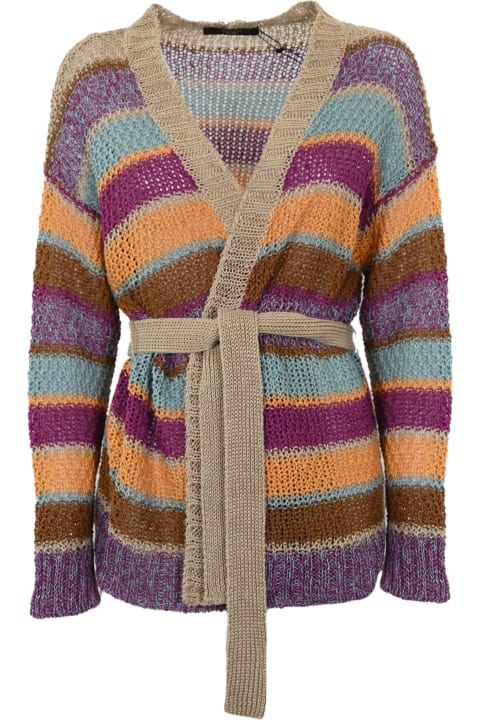 Sweaters for Women Weekend Max Mara 'kabala' Cardigan In Linen Yarn