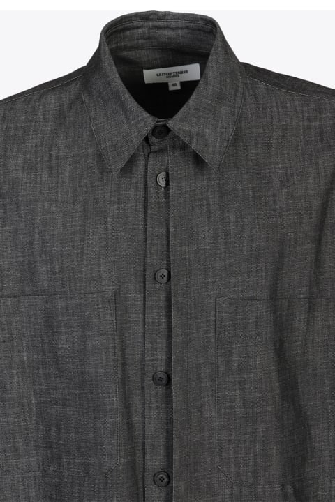 Layered Shirt Dark grey cotton layered shirt - Layered shirt