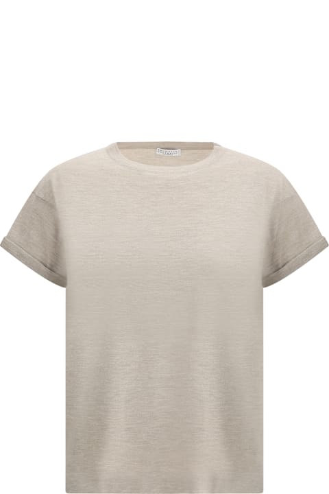 Homeware Brunello Cucinelli Cashmere Glitter T-shirt