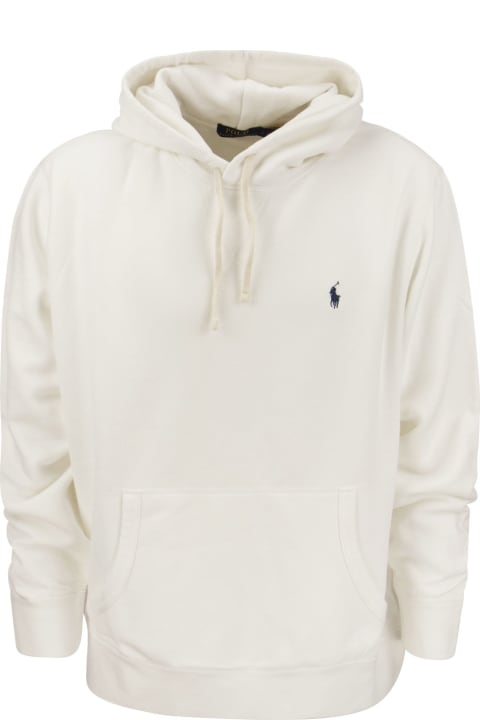 Homeware Ralph Lauren Cotton Blend Hoodie With Logo