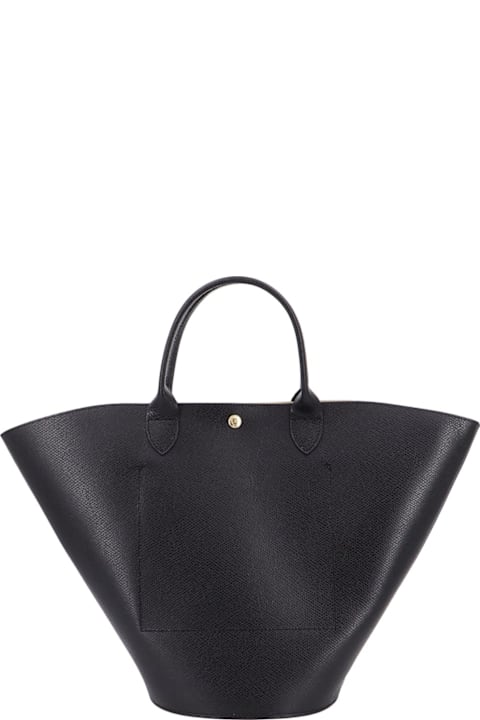 آخر صيحات الموضة من السيدات Longchamp Xl épure Logo Debossed Tote Bag