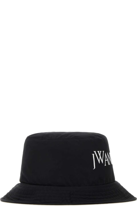 Hats for Women J.W. Anderson Black Nylon Blend Bucket Hat