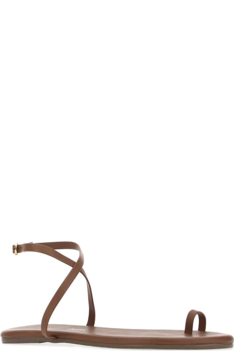 Tkees Sandals for Women Tkees Chocolate Leather Phoebe Sandals