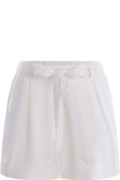 Pinko Pants & Shorts for Women Pinko Shorts Pinko "primula" Made Of Slub Linen
