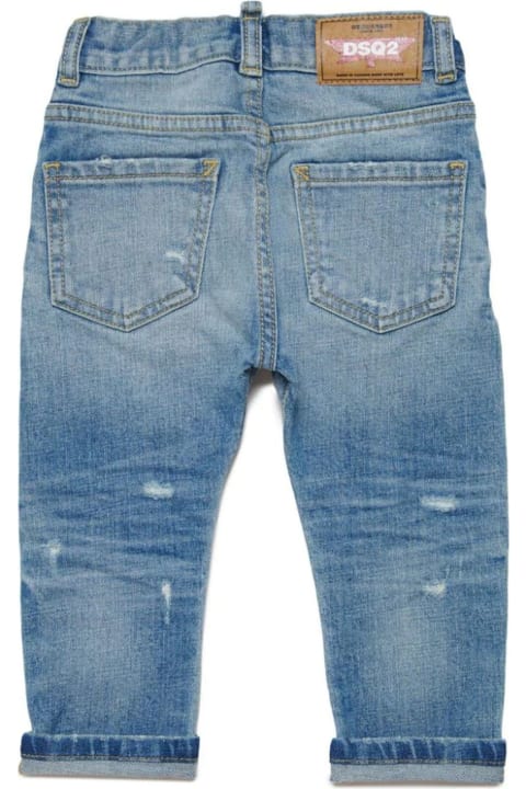 Bottoms for Baby Boys Dsquared2 Dsquared2 Jeans Blue