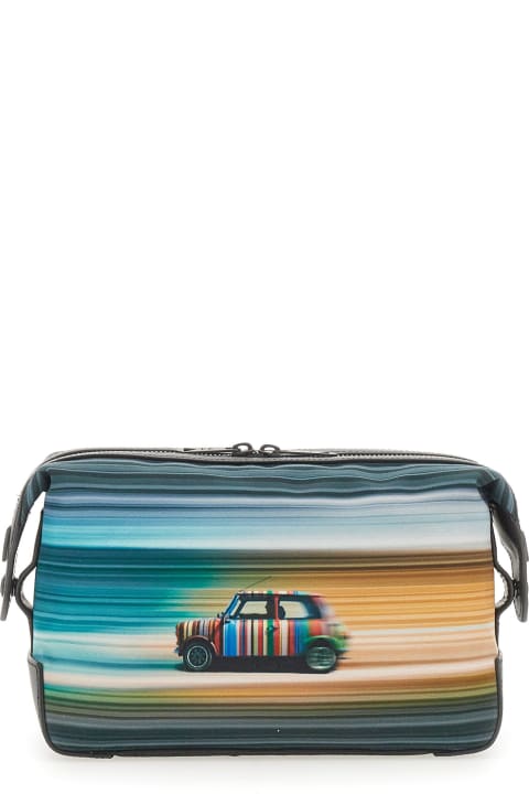 Luggage for Men Paul Smith Mini Blur Travel Clutch Bag