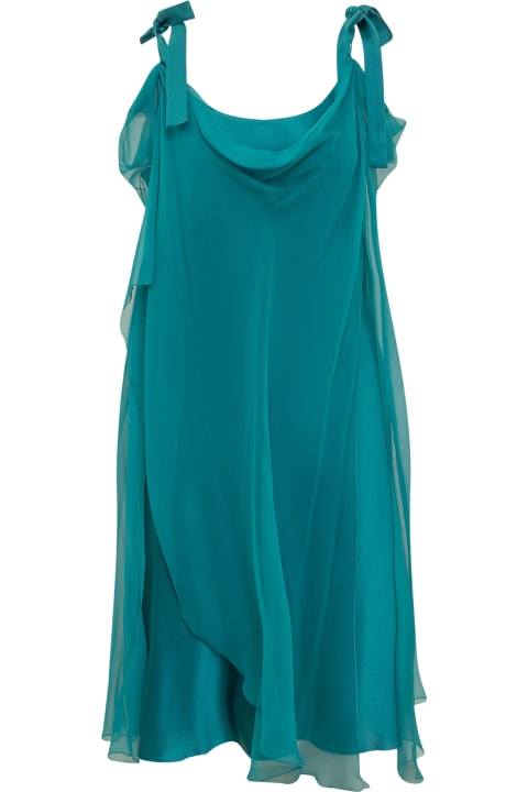 ウィメンズ Alberta Ferrettiのワンピース＆ドレス Alberta Ferretti Silk Chiffon Dress