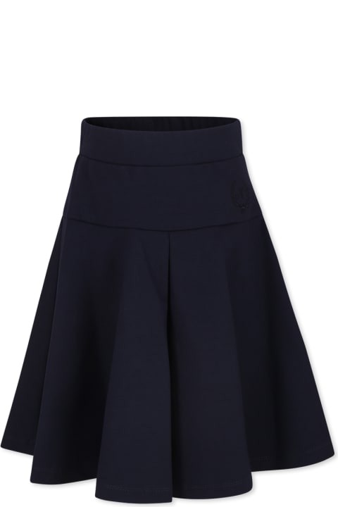 Monnalisa ملابس تحتية لـ بنات Monnalisa Blue Skirt For Girl With Logo