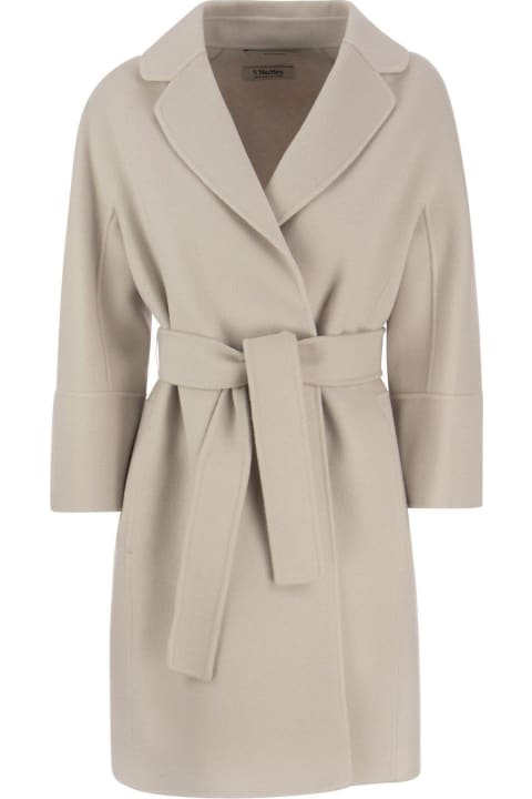 Long Sleeved Belted Coat