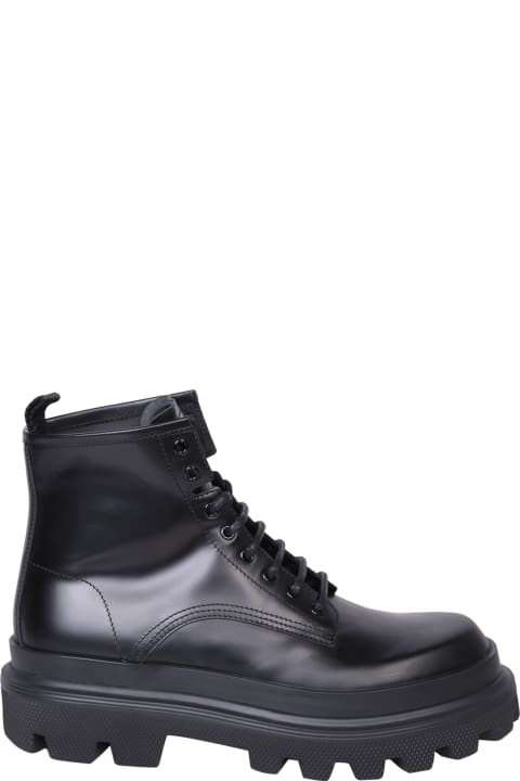 Shoes for Men Dolce & Gabbana Lace-up Chunky Boots