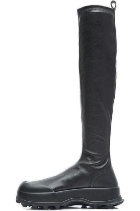 Boots for Women Jil Sander Pull-on Knee-high Boots
