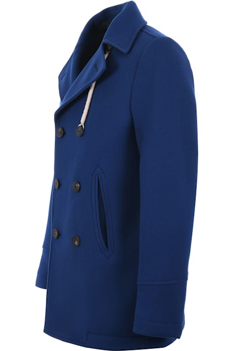 Camplin Coats & Jackets for Men Camplin Camplin Peacoat In Wool Blend