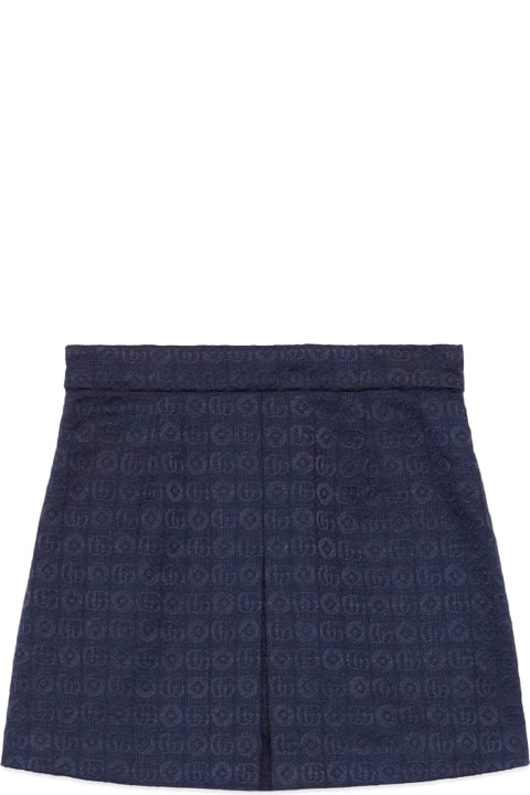 Bottoms for Girls Gucci Gucci Kids Skirts Blue