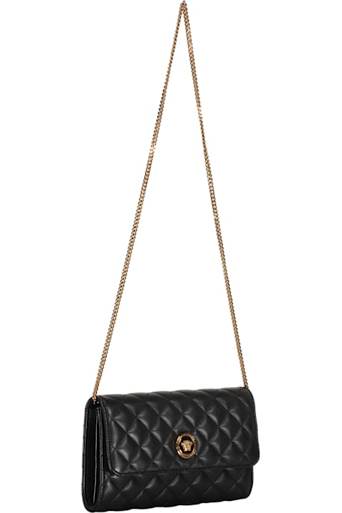 Homeware Versace Leather Clutch With Logo