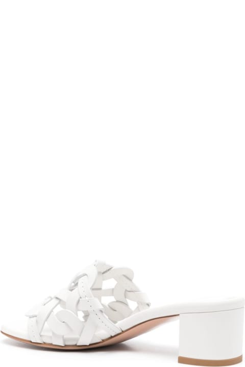 Gianvito Rossi for Kids Gianvito Rossi Amalfi Leather Sandals