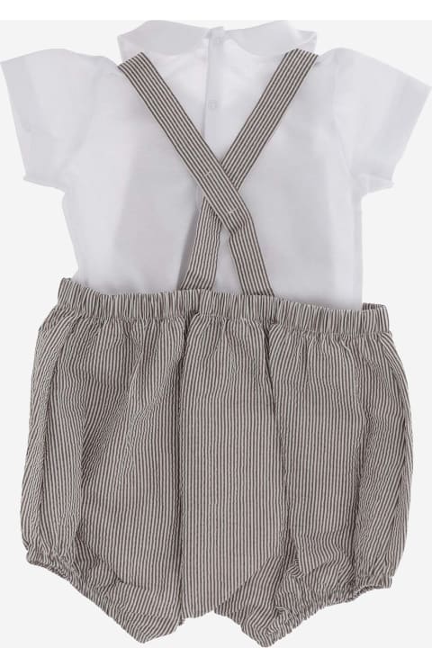 Il Gufo Bodysuits & Sets for Baby Girls Il Gufo Two-piece Cotton Set