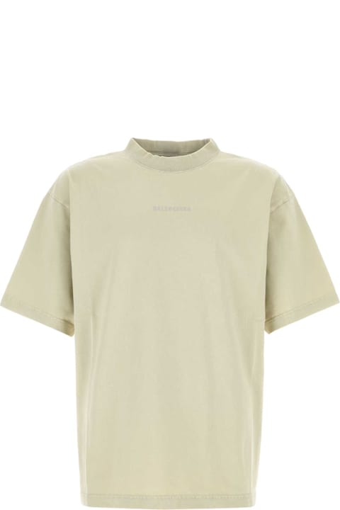 Balenciaga Topwear for Women Balenciaga Sand Cotton T-shirt