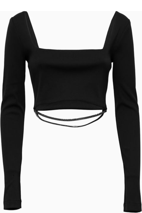 Anouki Square Neck Cropped Top