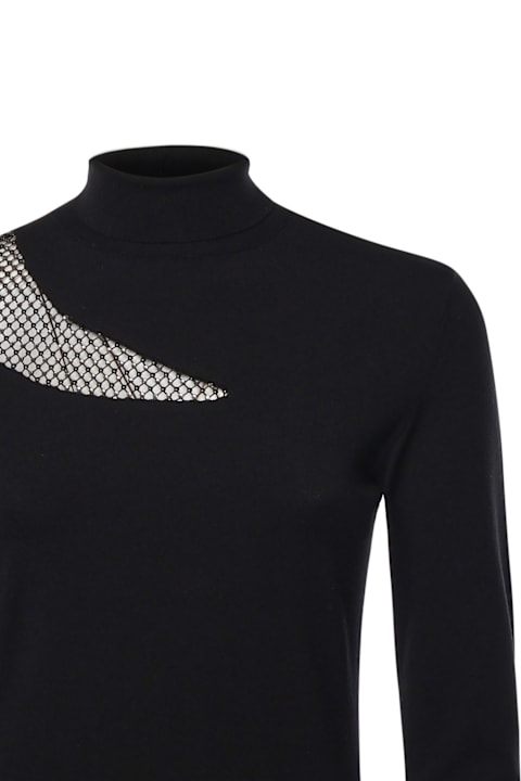 Genny for Kids Genny Turtleneck Dress With Pearly Rhinestone Inserts