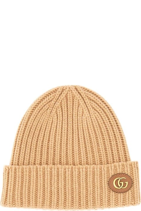 Accessories for Women Gucci Double G Knitted Beanie