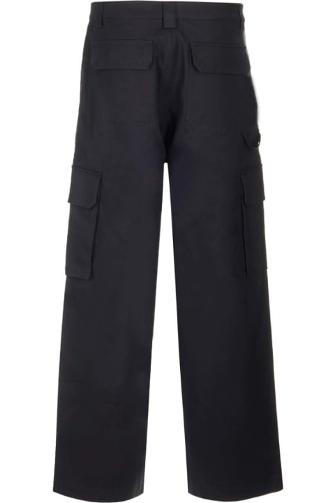 Pants for Men Valentino Wide Leg Cargo Trousers