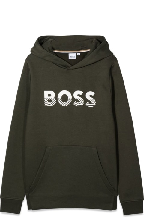 Sweaters & Sweatshirts for Boys Hugo Boss Logo Hoodie