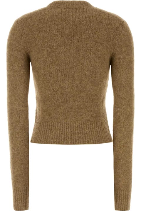 Ami Alexandre Mattiussi for Kids Ami Alexandre Mattiussi Camel Stretch Alpaca Blend Sweater