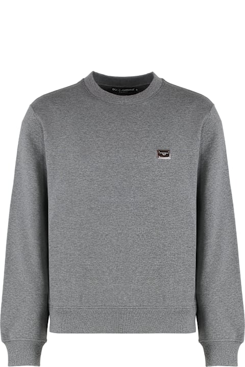 Dolce & Gabbana Fleeces & Tracksuits for Men Dolce & Gabbana Cotton Crew-neck Sweatshirt