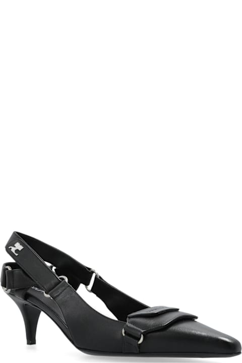 Courrèges Shoes for Women Courrèges Racer Pointed-toe Slingback Pumps