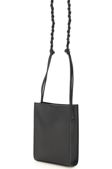 Hi-Tech Accessories for Men Jil Sander Tangle Crossbody Bag In Black Leather